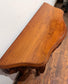 Vintage carved wooden hall table with flower detail