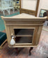 Antique corner unit in pine / light wood