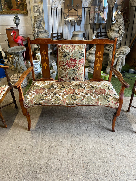 Vintage Couch and 2 Corner Chairs