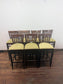 Set of 7 Solid Wood Bar Stools Kitchen Breakfast Bar Chairs Pub Café Seating