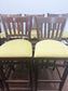 Set of 7 Solid Wood Bar Stools Kitchen Breakfast Bar Chairs Pub Café Seating