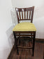 Set of 7 Solid Wood Bar Stools Kitchen Breakfast Bar Chairs Pub Café Seating