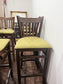 Set of 7 Solid Wood Bar Stools Kitchen Breakfast Bar Chairs Pub Café Seating