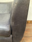 Slate coloured tub armchair
