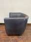 Slate coloured tub armchair