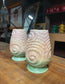 Pretty pair of small SylvaC swirl vases