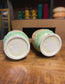 Pretty pair of small SylvaC swirl vases