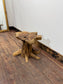 Root Wood Mini Mushroom Stool – Rustic Natural Wooden