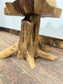 Root Wood Mini Mushroom Stool – Rustic Natural Wooden