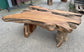 Unique root wood coffee table on 2 legs