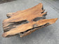 Unique root wood coffee table on 2 legs