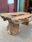 Unique root wood coffee table on 2 legs