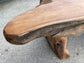 Unique root wood coffee table on 2 legs