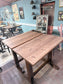 Pair of Wooden Poseur Tables – Rustic Timber Tops – High Bar Bistro Tables