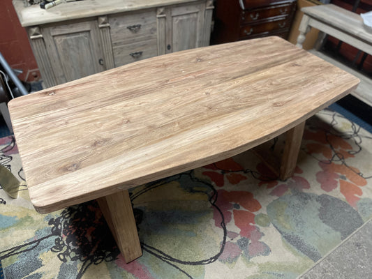 Stylish Scandi-style dining table in light wood
