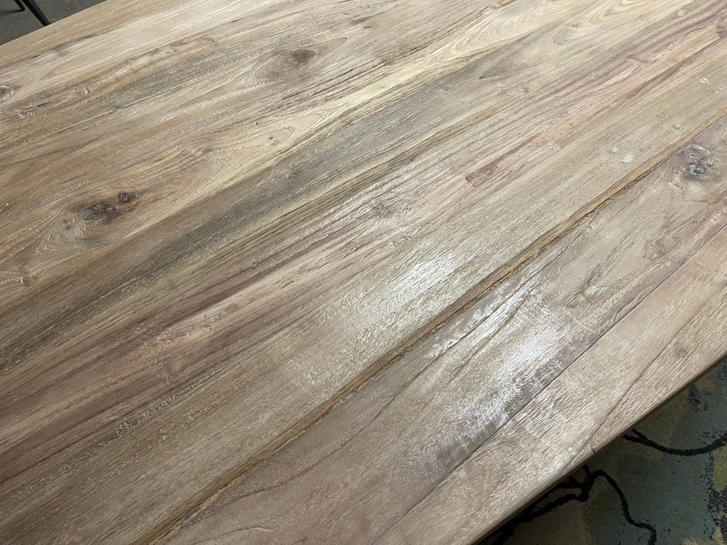 Stylish Scandi-style dining table in light wood