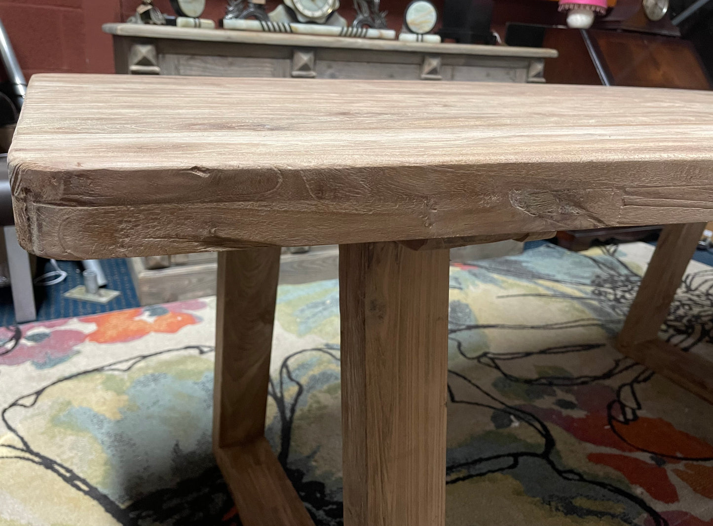 Stylish Scandi-style dining table in light wood