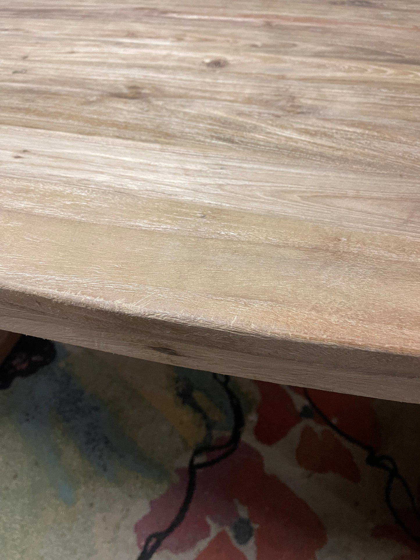 Stylish Scandi-style dining table in light wood