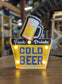Light up 'Cold Beer' wall sign