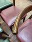 8 stylish retro-style dining chairs dark wood for pub / bar / cafe / restaurant