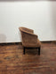 Brown Upholstered Tub Chair Lounge Accent Occasional Armchair