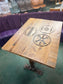 ⭐ Characterful Rustic High Poseur Table - Brewery Inspired Motifs