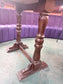 ⭐ Characterful Rustic High Poseur Table - Brewery Inspired Motifs
