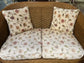 Vintage rattan / wicker furniture set for conservatory (6 items in total)
