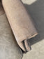 Pair of matching wingback armchairs in light brown / beige fabric