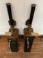 Vintage beer hand pumps