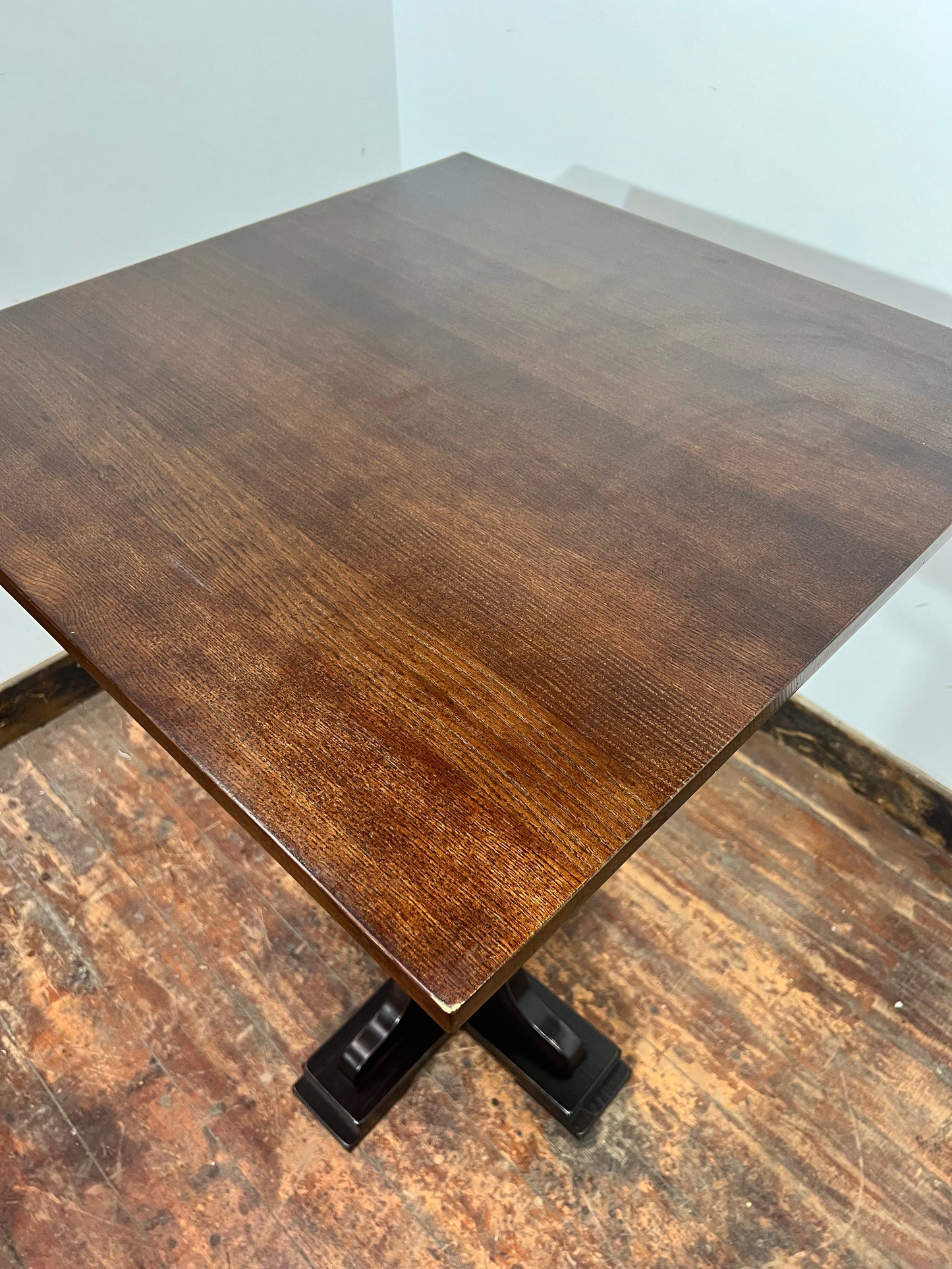 Medium Tone Wood Poseur Table