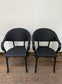 Pair of outdoor bistro style chairs