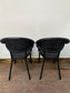 Pair of outdoor bistro style chairs