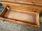 Small pine chest of drawers