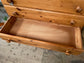 Small pine chest of drawers