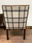 Pair of leather-effect tub chairs