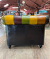 Stunning patchwork leather armchair