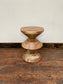 Totem side table in mango wood