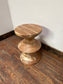 Totem side table in mango wood