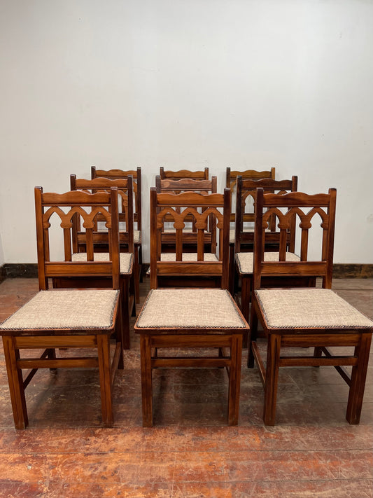 Set of 9 dining chairs / pub chairs