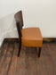 17 Tan Faux Leather Dining/ Pub Chairs / Oak Style Frames