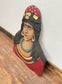Hand carved fairground circus Gypsy lady / fortune teller bust