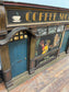 Vintage style hand painted Coffee Shop front sign