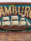 Vintage hand painted Hamburg boat / ship pub sign