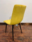 Yellow Velveteen Dining Chairs