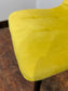 Yellow Velveteen Dining Chairs