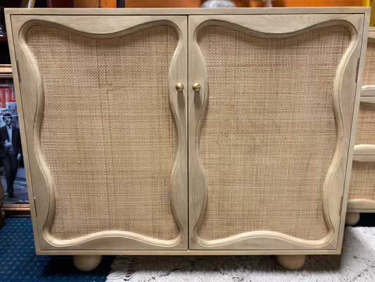 New Scandi style wavy cabinet