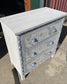 Shabby chic decorative chest of drawers