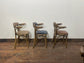 Set of 10 Bentwood Armchairs Dining Cafe Bistro Chairs Mixed Leather & Velvet