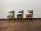 Set of 10 Bentwood Armchairs Dining Cafe Bistro Chairs Mixed Leather & Velvet